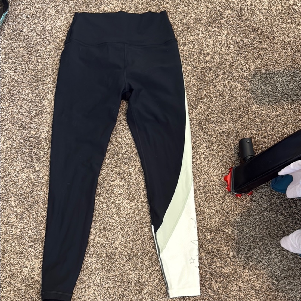 Black and White High-Waisted Leggings